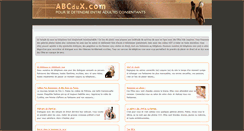 Desktop Screenshot of abcdux.com